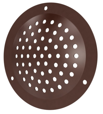 Решетка вентиляционная DP zn1/4, D50, окраш.оцинк.сталь, Brown, 4шт., ERA, НОВИНКА!