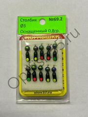 Мормышка Столбик N69.2 d3мм 0,8гр