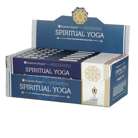 SPIRITUAL YOGA Premium Hand Rolled Masala Incense Sticks, Garden Fresh (ДУХОВНАЯ ЙОГА премиальные масала благовония ручного изготовления, Гарден Фреш), уп. 15 г.