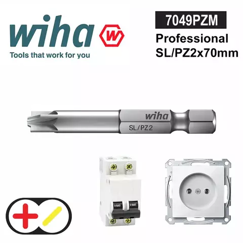 Бита PH2х150мм Professional Wiha 7041Z 22510