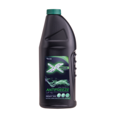 Антифриз X Freeze зеленый черная канистра 1 кг