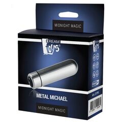 Металлическая водонепроницаемая вибропуля Metal Michael - 6,9 см. - 