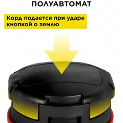 Головка триммерная DDE Wind 1 универсальная, безразборная заправка (М8х1,25 лев., + М10х1 лев., + М10х1,25 лев., + М12х1,5 лев.)