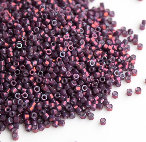 DB-1012 Бисер цилиндрический Миюки делика 11/0 /Miyuki delica 11/0 Raspberry Luster