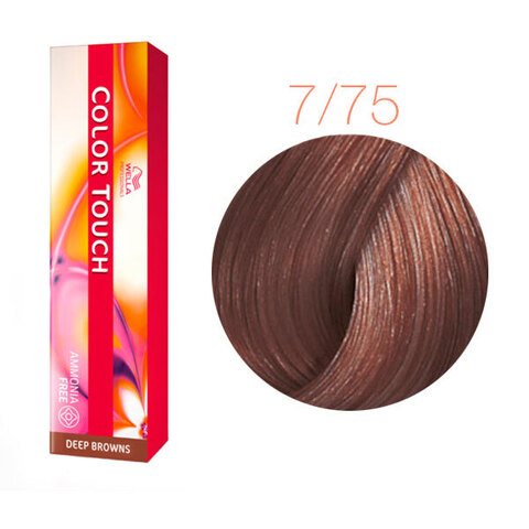 Wella Professional Color Touch Deep Browns 7/75 (Светлый палисандр) - Тонирующая краска для волос