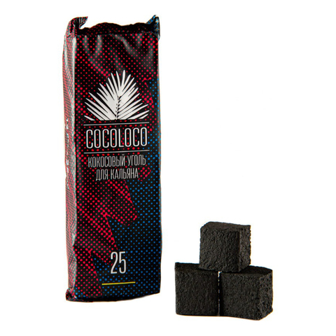 Уголь COCOLOCO кокосовый 25 мм - упаковка 12 шт