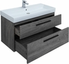 Aquanet 249923 Компл.2 - Тумба Nova 100 2 ящ. (SLIM SYNERGY) цв.дуб рошелье (249923)