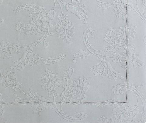 Покрывало 200x220 Luxberry Country с мережкой голубое