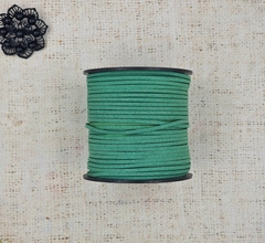Шнур замшевый, ш. 3 мм, светлый изумруд