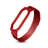 Металлический ремешок Milanese Loop для Xiaomi Mi Band 5 (Красный)