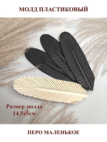Молд Перо (маленькое) 14,5х4,5см