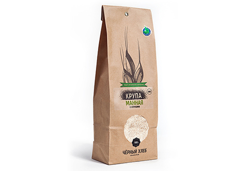 Крупа манная с отрубями БИО, 500г