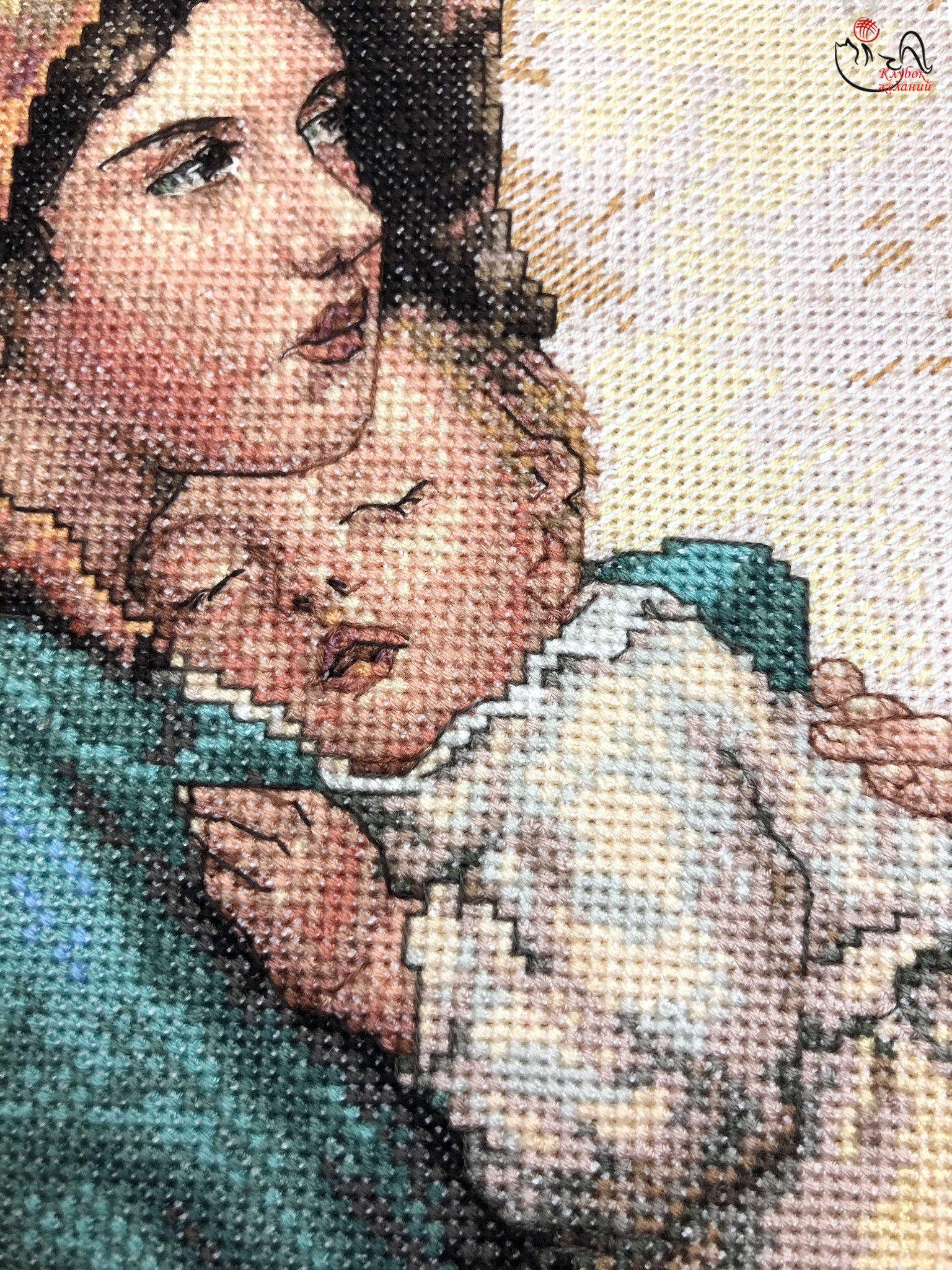 PN-0157245 Набор для вышивки крестом Vervaco Breastfeeding «Дитя и мать»