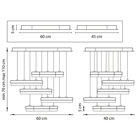 Подвесной светодиодный светильник Unitario Lightstar 763439