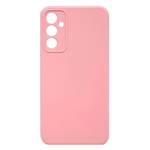 Силиконовый чехол Silicone Cover с защитой камеры для Samsung Galaxy A54 (Розовый)