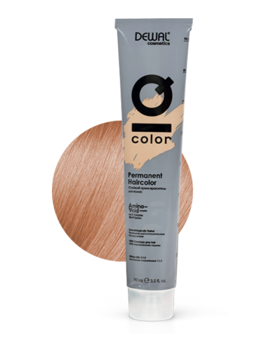Краситель перманентный 10.04 Extra light natural copper blonde IQ COLOR DEWAL Cosmetics, 90 мл