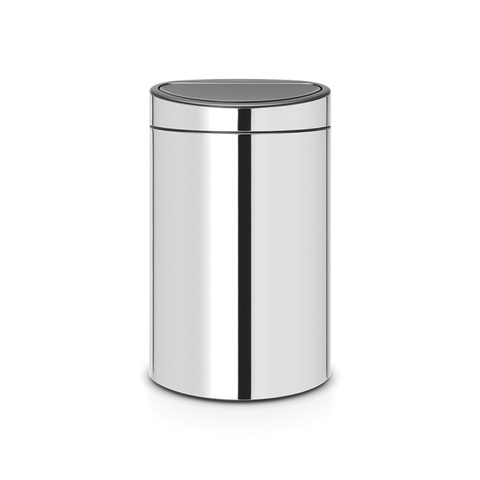 Мусорный бак двухсекционный 10/23л Brabantia Touch Bin New стальной