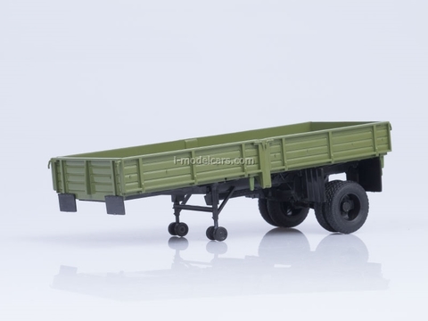 Semitrailer ODAZ-885 green 1:43 AutoHistory