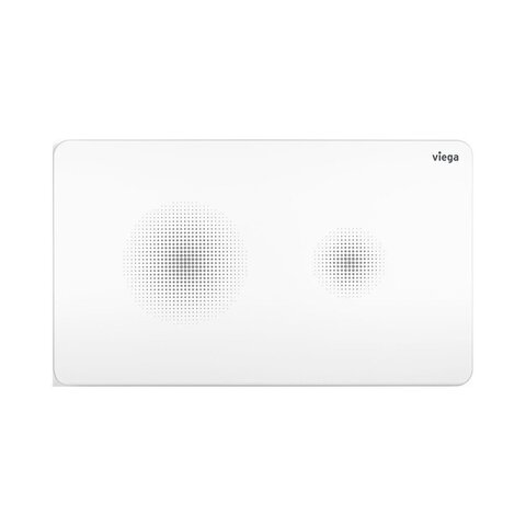 Viega 774356 Prevista Панель смыва Visign for style 25 бесконтактная ( 2-х реж смыв с функц Viega Hygiene+), пластик, цвет альпийский, модель 8615.1