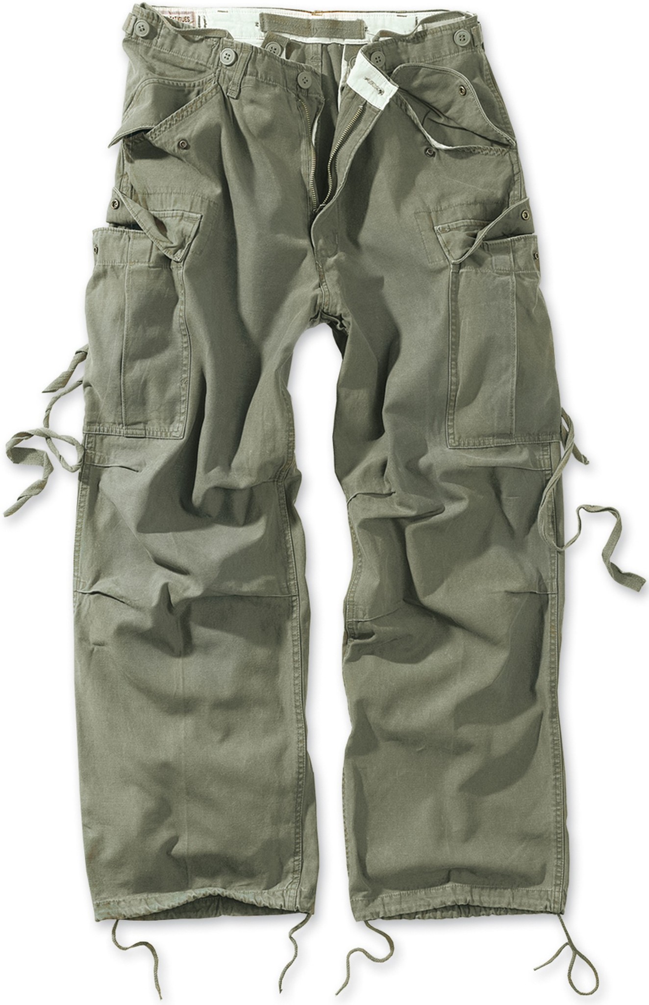 Брюки карго  Surplus Vintage Fatigues Trousers (олива - olive)