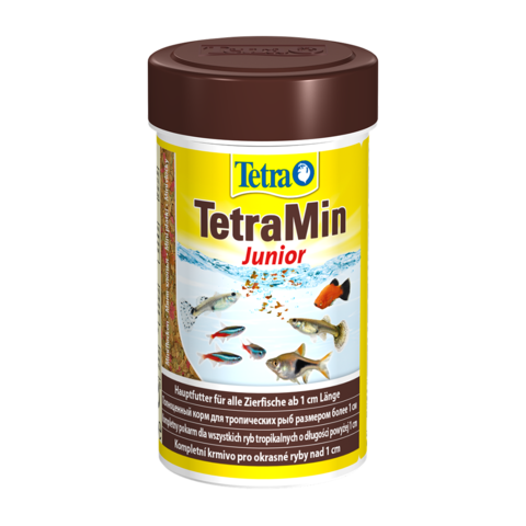 TetraMin Junior Сухой корм для мальков, способствующий росту мини-хлопья
