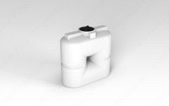 Ёмкость пластиковая пищевая ЭкоПром S 750 л. узкая округлая (60x134x134см;серый) - арт.555286