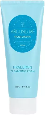 Welcos  Around Me Moisturizing Hualuron Cleansing Foam Пенка для лица увлажняющая с гиалуроновой кислотой