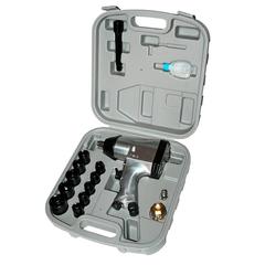 Гайковерт пневматический QUATTRO ELEMENTI 320 Нм, 1/2, кейс, набор головок, разъем EURO (Арт. 770-971)