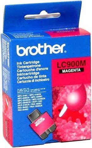 Brother LC900M пурпурный картридж для DCP-110/115/120/MFC-210/215/FAX-1840. Ресурс 450 листов (5% заполнение)