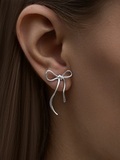 Серьги Изящные банты