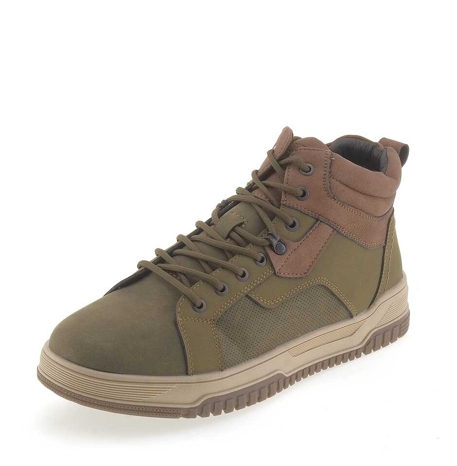 Ботинки мужские TOFA 181323-6 зеленые