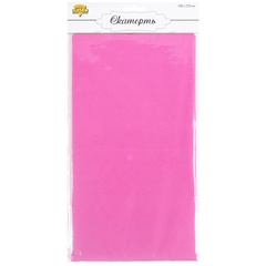 Скатерть п/э однотонная, Ярко-розовый, 1,4*2,75 м