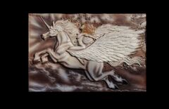 Силиконовый молд № 441 панно Пегас силуэтное