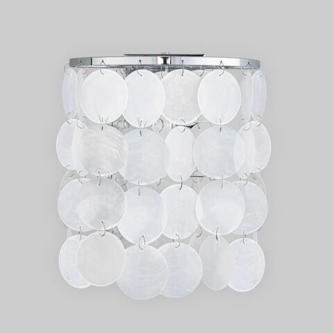 Настенный светильник Eurosvet Sandra 60005/1 хром/перламутр