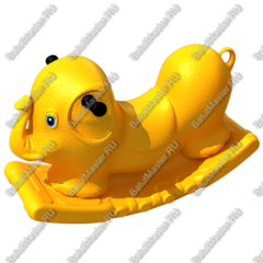 Качалка детская для помещений, детских садов "Слоник"