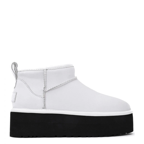 UGG Ultra Mini Platform Leather White
