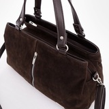 Сумка Саломея 198 эко-замша кофе