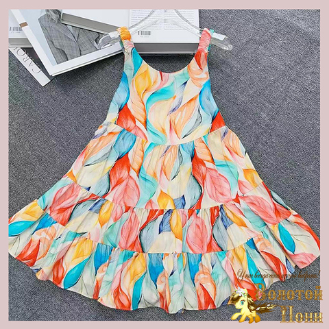 Сарафан девочке (7-12) 260410-S2142