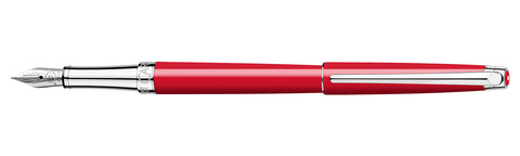 Ручка перьевая Caran d'Ache Leman Slim Scarlet Red Lacquer SP F (4791.760)