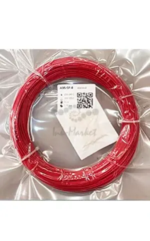 Пластик для 3Д принтера Filamentarno! ABS GF-4 красный, 4% стекловолокна 50 м, 1.75 мм