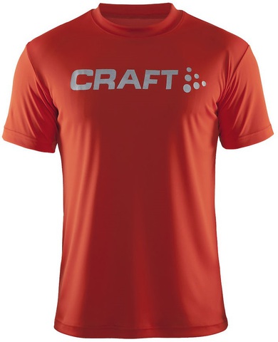 Футболка Craft Active Run Logo мужская красная