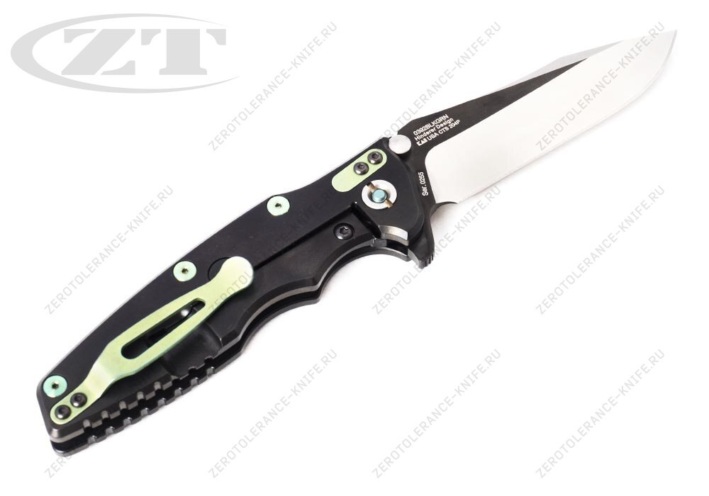 Нож Zero Tolerance 0392BLKGRN Hinderer - фотография 