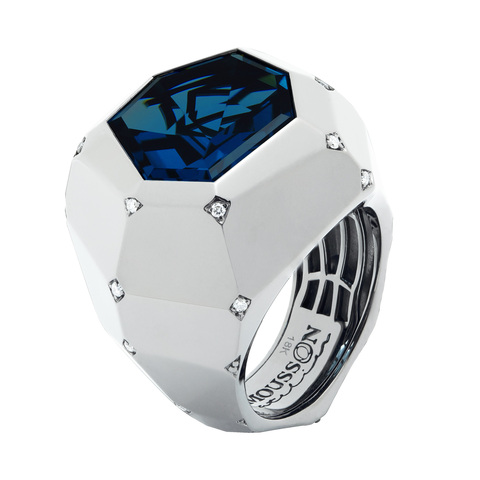 Кольцо с Топазом и Бриллиантами, R0190-0/10