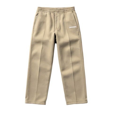 Спортивные брюки с логотипом "ЯМАЛ" бежевые