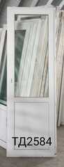 Дверь Пластиковая Б/У 226(в) х 75(ш) Балконная