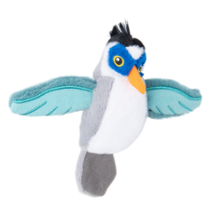Mr.Kranch игрушка для кошек Птичка плюшевая с кошачьей мятой 7,5 см серая