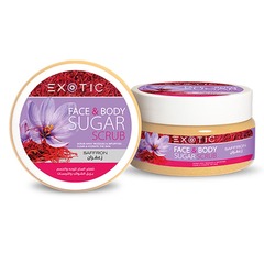 Exotic EX-09 Скраб сахарный для лица и тела  (E Saffron)  300 ml