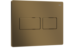 Скоро на складе! Панель двойного смыва RIVO Touch lux Латунь матовая (BRASS)