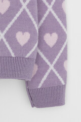 кардиган  для девочки  КВ 30158/ш/светло-сиреневый
