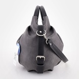 Сумка Саломея 357 македония серый + черный